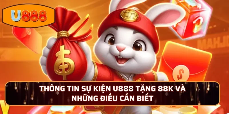 Thông tin sự kiện U888 tặng 88k và những điều cần biết